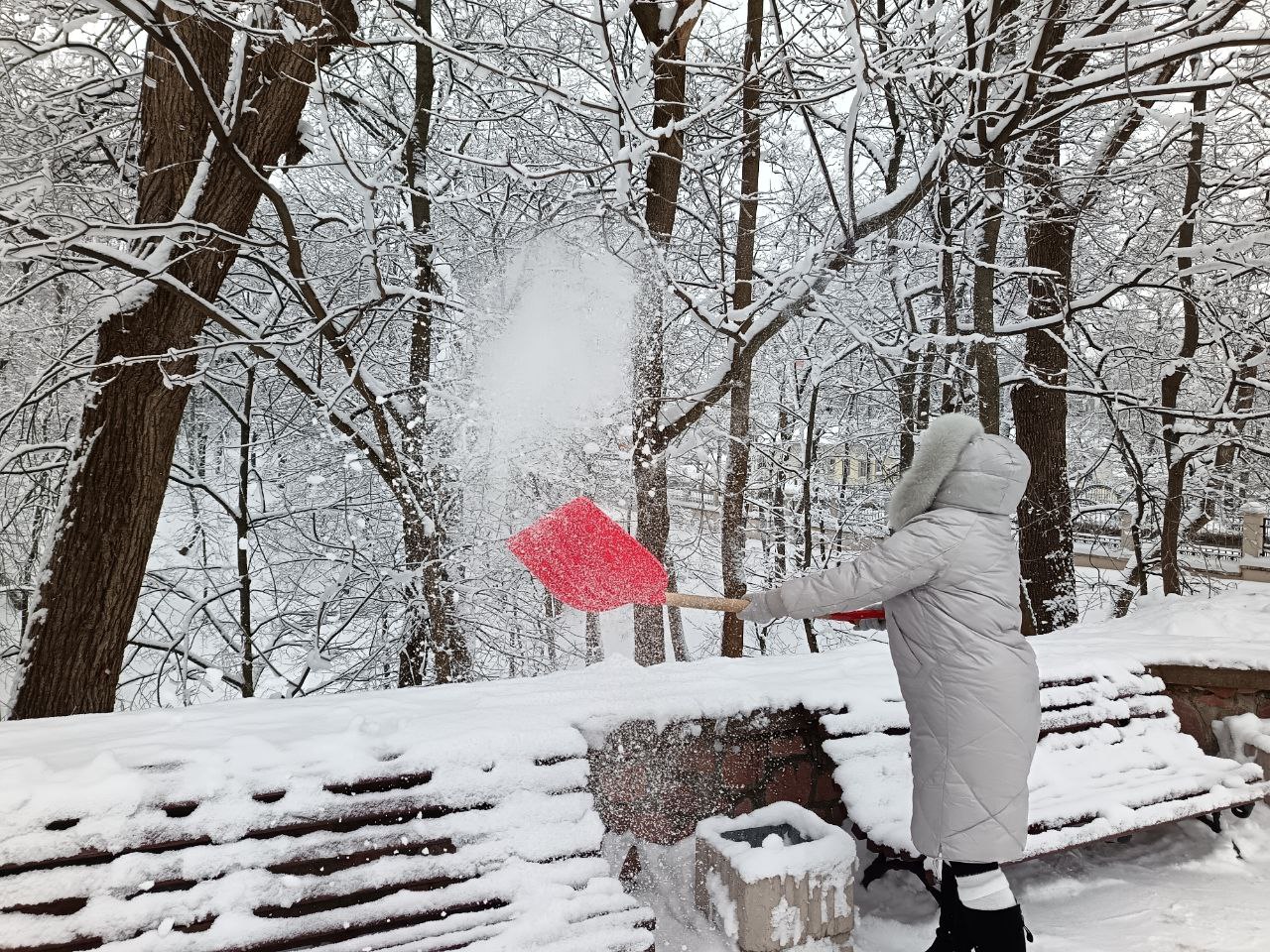 Снежный чистый четверг