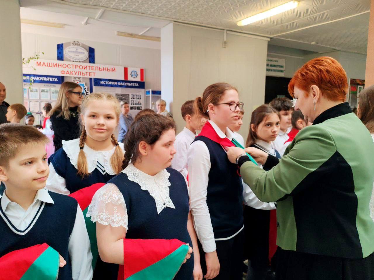 Торжественный прием в ряды ОО «БРПО», ОО «БРСМ» и РОО «Белая Русь»