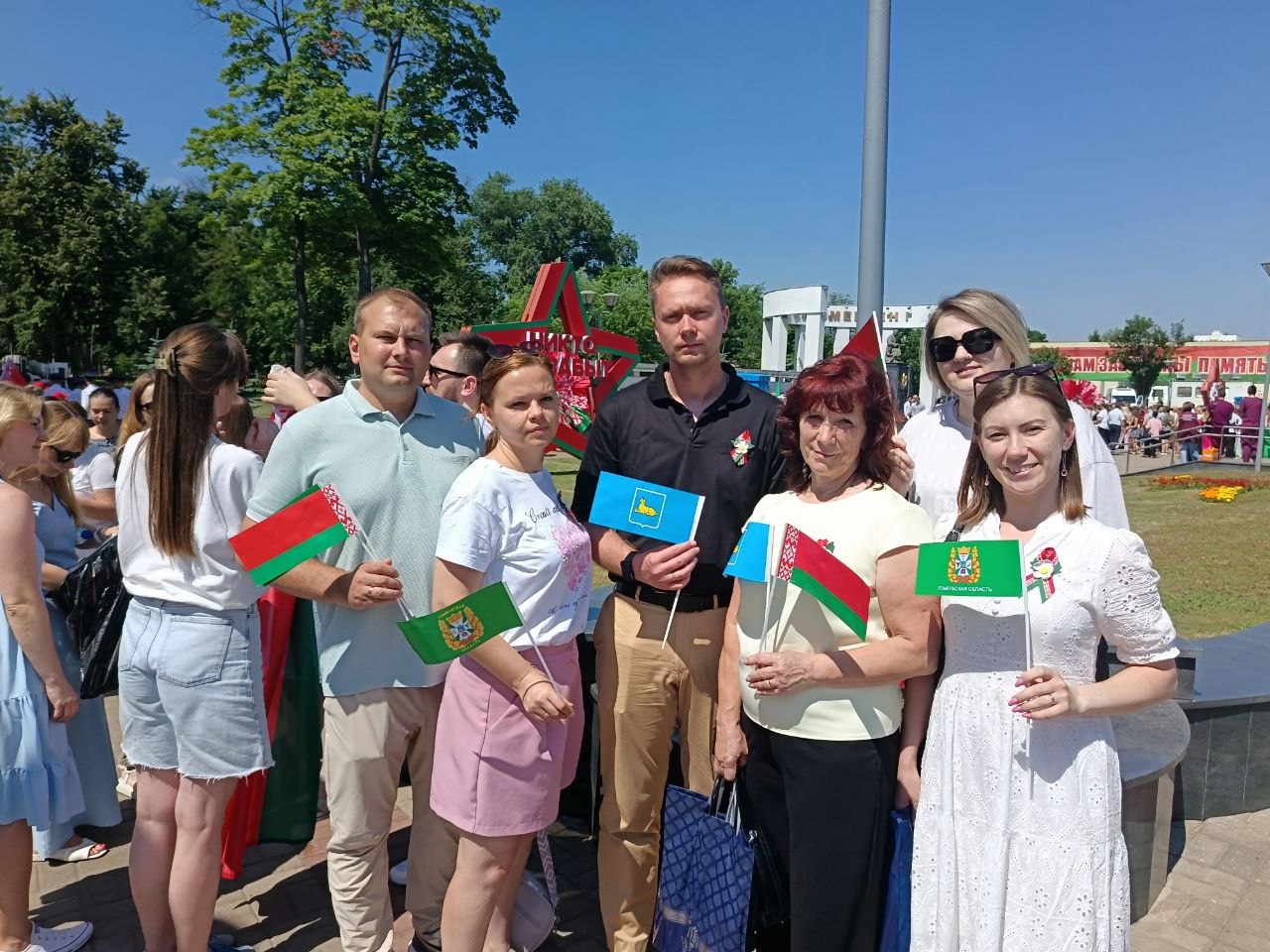 Торжественный митинг накануне Дня Независимости Республики Беларусь